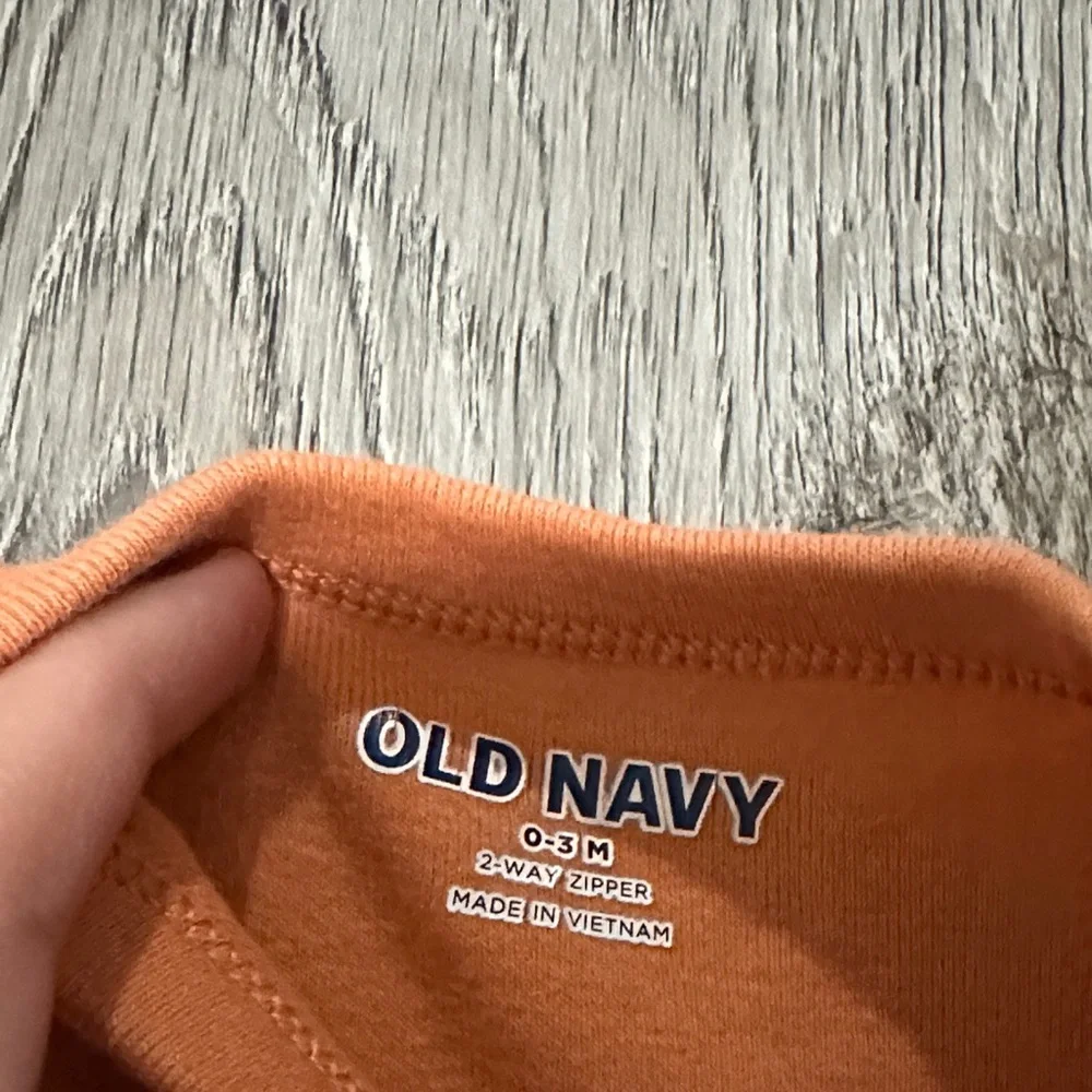 Old Navy Orange Jack-O'-Lantern Kids‎ Footie